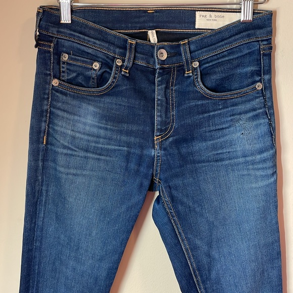 Rag & Bone New York Women’s ‘Bloo Moon’ Dark Wash Ankle Skinny Jeans Size 26 - Picture 2 of 10